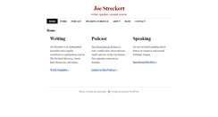 Desktop Screenshot of joestreckert.com