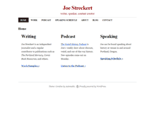 Tablet Screenshot of joestreckert.com